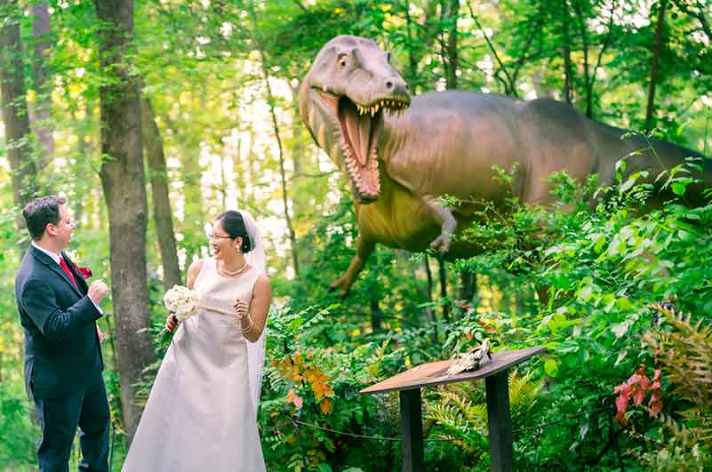 Wedding Portrait with Dino